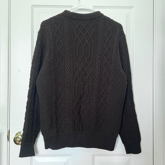 Uniqlo Low Gauge Aran Crew Neck Long-Sleeve Sweater Size S - Picture 3 of 4